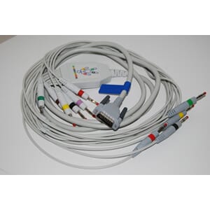 Ekg kabel NK Cardiofax diag monobloc10 lead