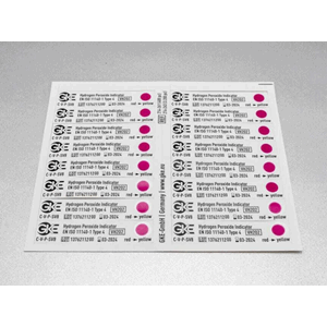Indikatorstrips plasma selvklebene 400 stk blå til grønn