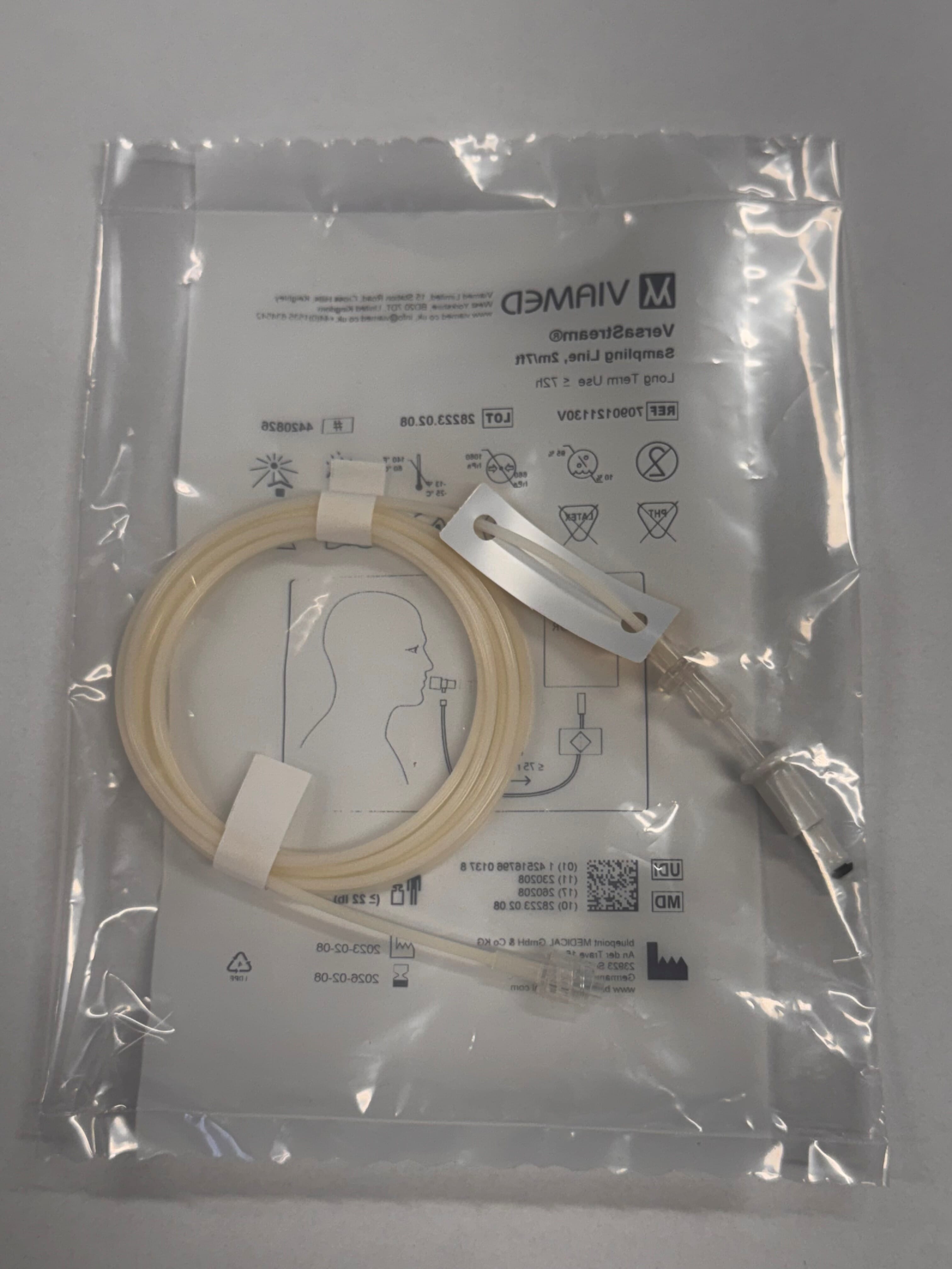 Versa stream CO2 sampling line with luer lock male - Modul Nordic AS