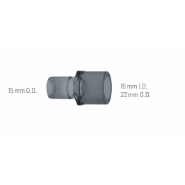 Connector 15 OD - 15 ID/22 OD