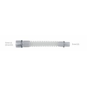 Silikon forlengerslange 20 cm/15