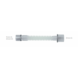 Silikon forlengerslange 20 cm