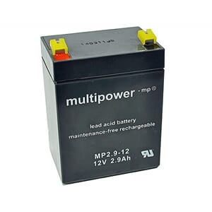 Batteri bly Multipower MP2,9-12 2,9Ah/12V Pb