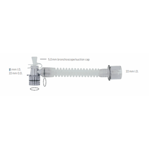 Svivel dobbel 13 cm m/sugeport flergangs
