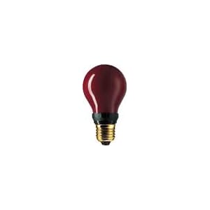 Lyspære PF712E 230V/15W E27 Rød